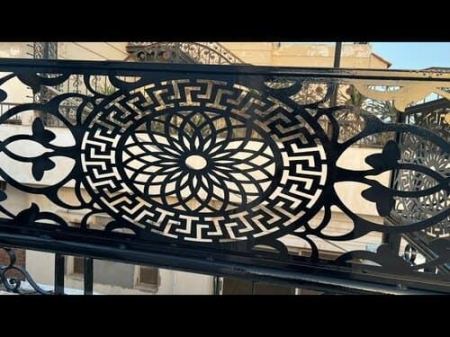  عمل بلكونات حديد بتصاميم عصرية وأشكال مشغولة مميزة